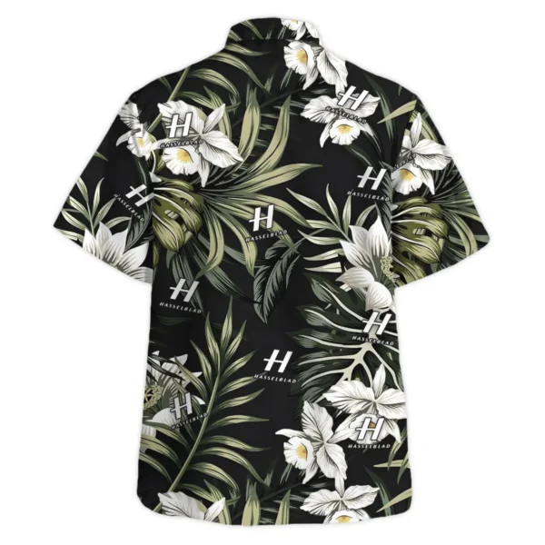 Hasselblad Tropical Palm Leaf Pattern Photography Summer Pattern Hawaiian Shirt All Over Prints Gift Loves BL1125A30HSBHW - Image 3