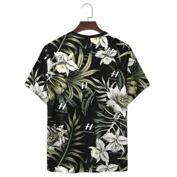 Hasselblad Tropical Palm Leaf Pattern Photography Summer Pattern Premium T-Shirt All Over Prints Gift Loves BL1125A30HSBTS - Image 3