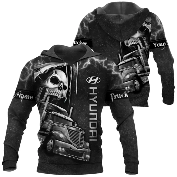 Hyundai Trucks Gift For Trucker Exclusive Logo Hoodie BLT22125HDHD