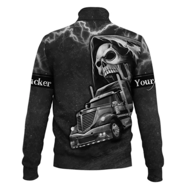 Hyundai Trucks Gift For Trucker Quarter-Zip Jacket All Over Prints BLT22125HDQTZ - Image 3