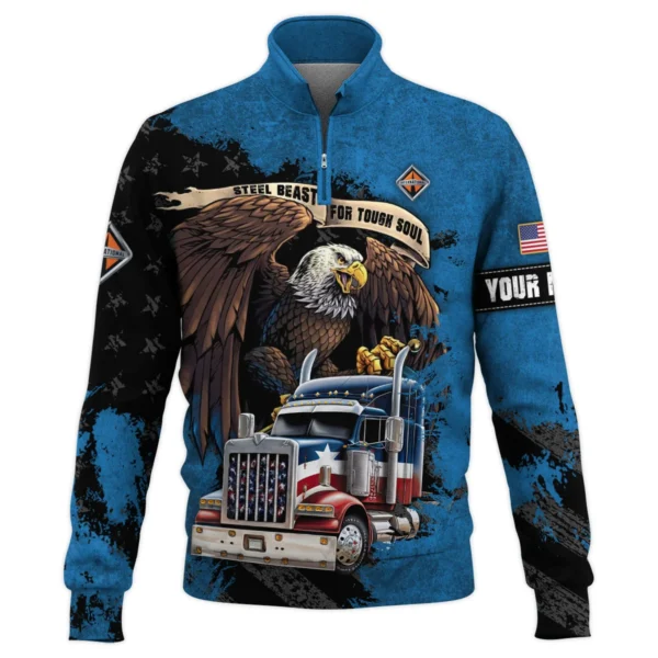 International Trucks Gift For Truckers Quarter-Zip Jacket All Over Prints BLT11225A3ITQTZ - Image 2