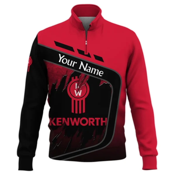 Kenworth Gift For Trucker Quarter-Zip Jacket All Over Prints BLT21125KWQTZ - Image 2