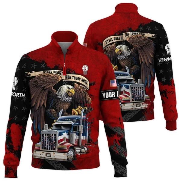 Kenworth Gift For Truckers Quarter-Zip Jacket All Over Prints BLT11225A1KWQTZ