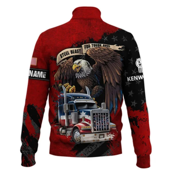 Kenworth Gift For Truckers Quarter-Zip Jacket All Over Prints BLT11225A1KWQTZ - Image 3