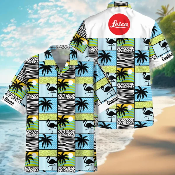 Leica Flamingos And Palms Photography Summer Pattern Hawaiian Shirt All Over Prints Gift Loves BL1125A9LCHW