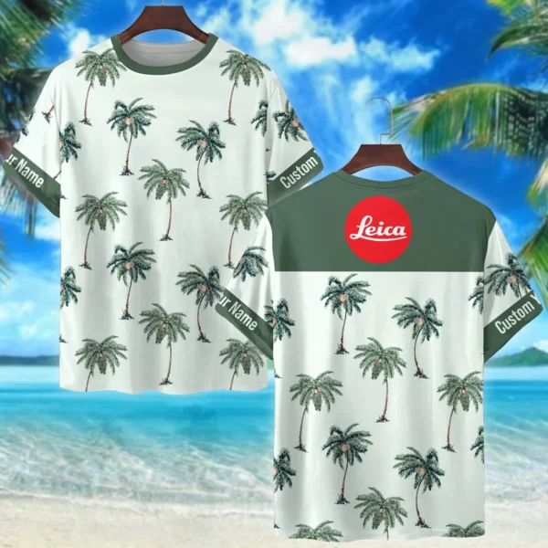 Leica Hand Drawn Tropical Palm Photography Summer Pattern Premium T-Shirt All Over Prints Gift Loves BL1125A59LCTS