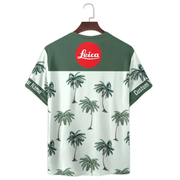 Leica Hand Drawn Tropical Palm Photography Summer Pattern Premium T-Shirt All Over Prints Gift Loves BL1125A59LCTS - Image 3