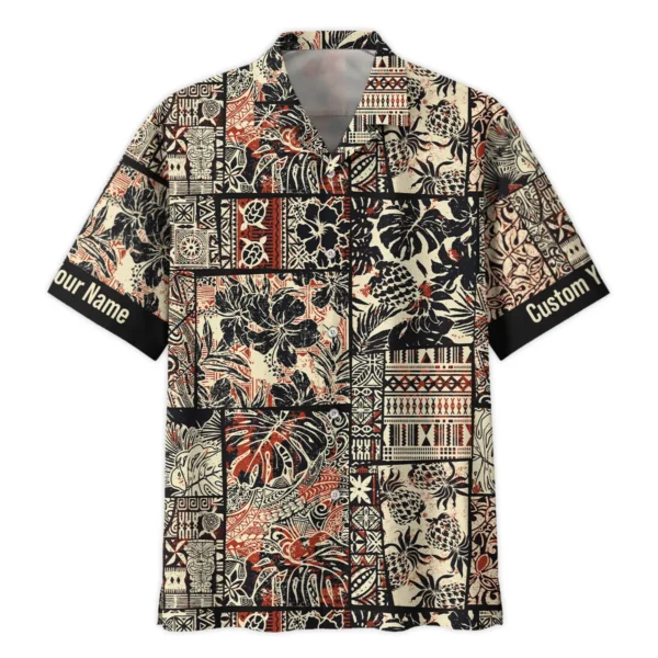 Leica Hibiscus And Tribal Element Photography Summer Pattern Hawaiian Shirt All Over Prints Gift Loves BL1125A55LCHW - Image 2