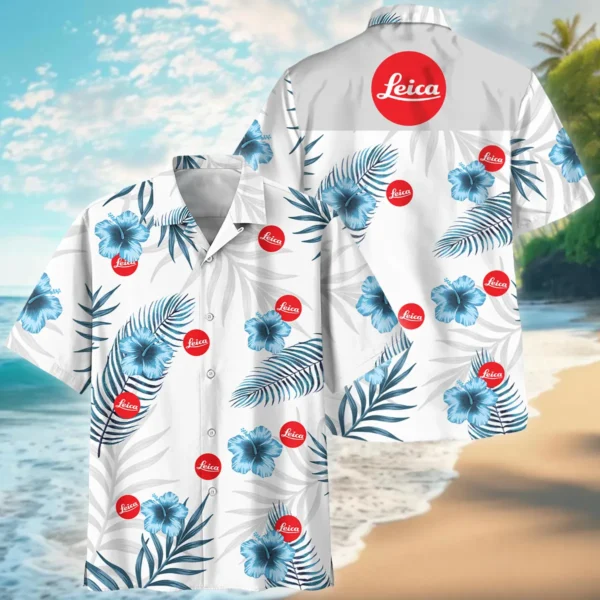Leica Hibiscus Palm Leaves Photography Summer Pattern Hawaiian Shirt All Over Prints Gift Loves BL1125A4LCHW