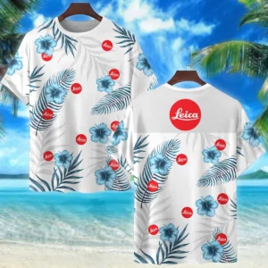Leica Hibiscus Palm Leaves Photography Summer Pattern Premium T-Shirt All Over Prints Gift Loves BL1125A4LCTS