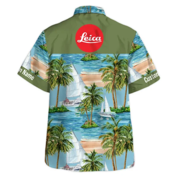 Leica Palm Sailboat Turquoise Waves Photography Summer Pattern Hawaiian Shirt All Over Prints Gift Loves BL1125A35LCHW - Image 3