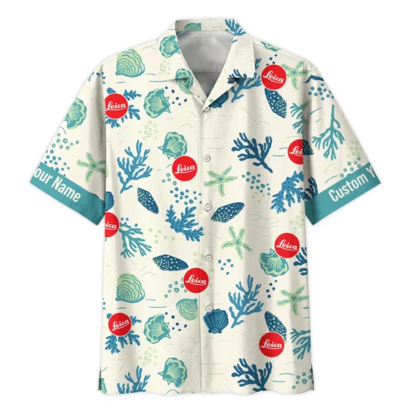 Leica Shells Coral Bubbles Photography Summer Pattern Hawaiian Shirt All Over Prints Gift Loves BL1125A58LCHW - Image 2