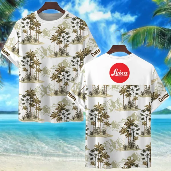 Leica Tropical Vintage Botanical Landscape Photography Summer Pattern Premium T-Shirt All Over Prints Gift Loves BL1125A16LCTS