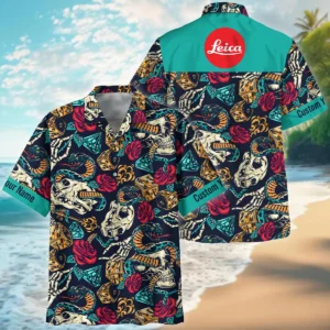 Leica Vintage Tattoos Colorful Photography Summer Pattern Hawaiian Shirt All Over Prints Gift Loves BL1125A46LCHW