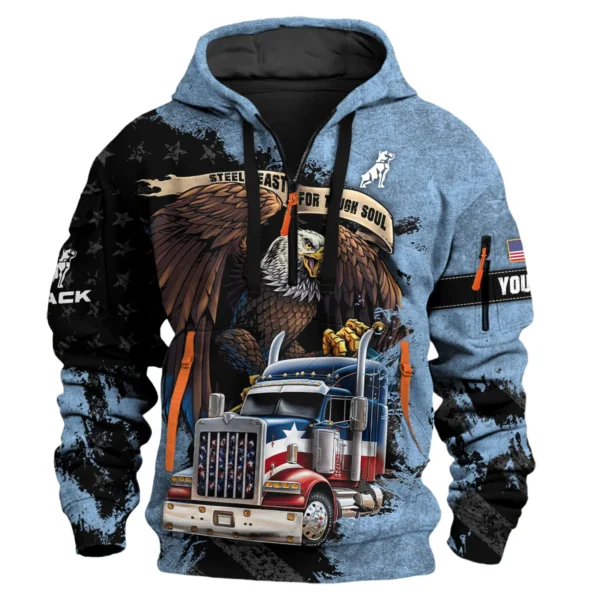 Mack Trucks Gift For Truckers Exclusive Logo Hoodie Half Zip BLT11225A5MT3HZ