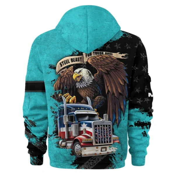 Mack Trucks Gift For Truckers Exclusive Logo Hoodie Half Zip BLT11225A8MT3HZ - Image 2