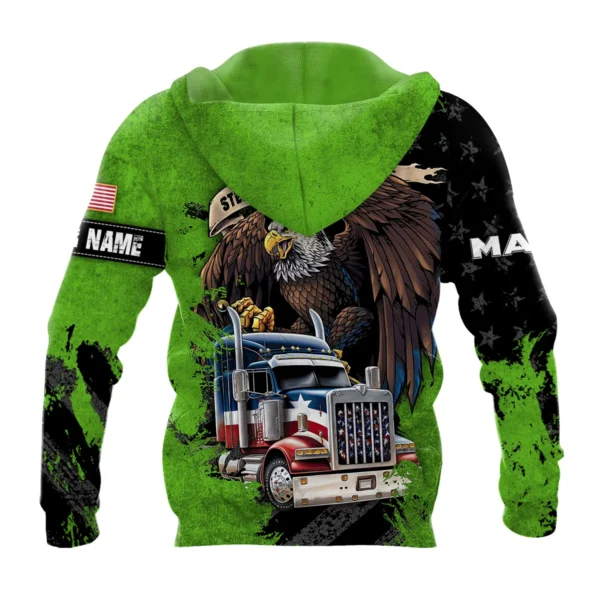 MAN Truck Gift For Truckers Exclusive Logo Hoodie BLT11225A4MANHD - Image 3