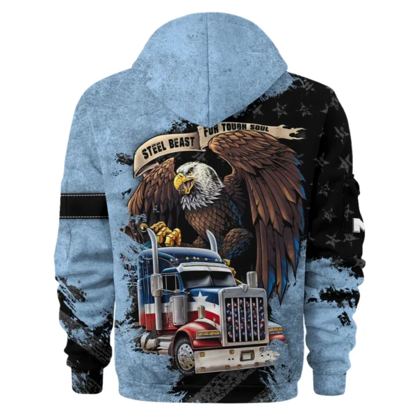 MAN Truck Gift For Truckers Exclusive Logo Hoodie Half Zip BLT11225A5MAN3HZ - Image 2