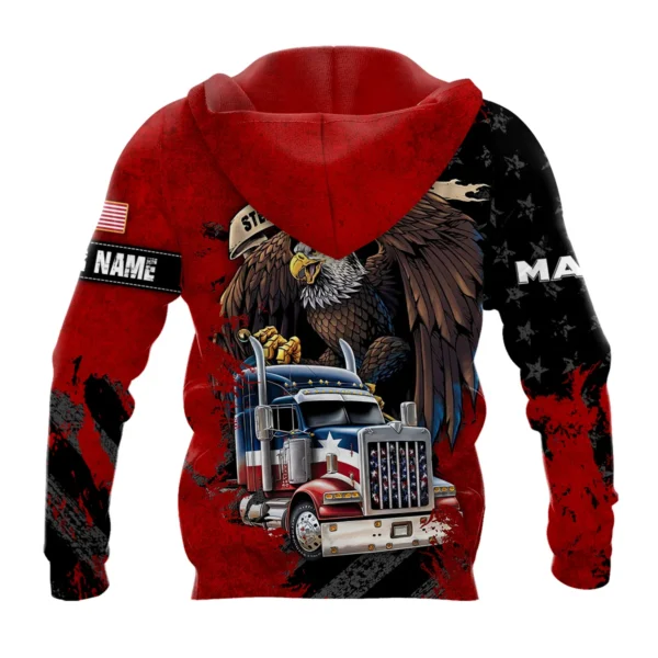 MAN Truck Gift For Truckers Exclusive Logo Zipper Hoodie BLT11225A1MANZHD - Image 3