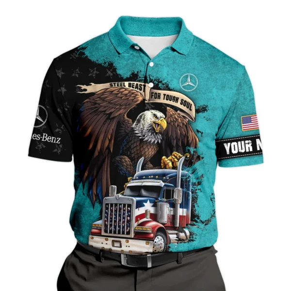 Mercedes-Benz Trucks Gift For Truckers Polo Shirt All Over Prints BLT11225A8MBPL - Image 2