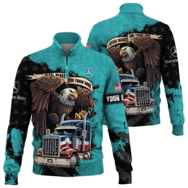 Mercedes-Benz Trucks Gift For Truckers Quarter-Zip Jacket All Over Prints BLT11225A8MBQTZ