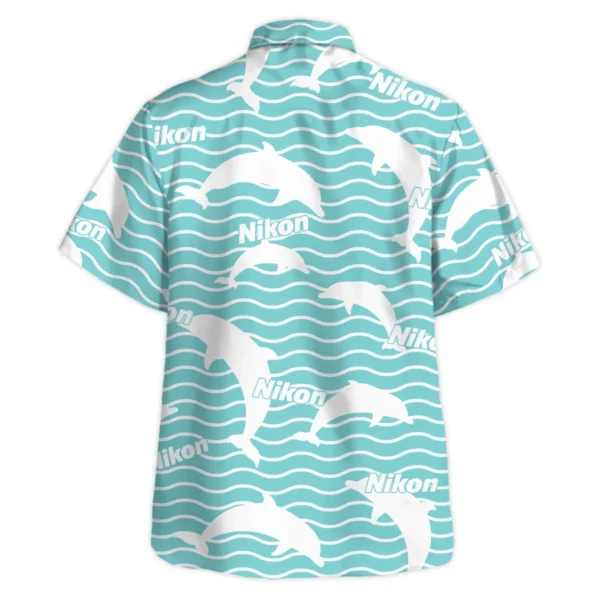 Nikon Dolphins And Waves Photography Summer Pattern Hawaiian Shirt All Over Prints Gift Loves BL1125A43NKHW - Image 3