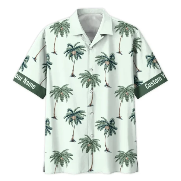 Nikon Hand Drawn Tropical Palm Photography Summer Pattern Hawaiian Shirt All Over Prints Gift Loves BL1125A59NKHW - Image 2
