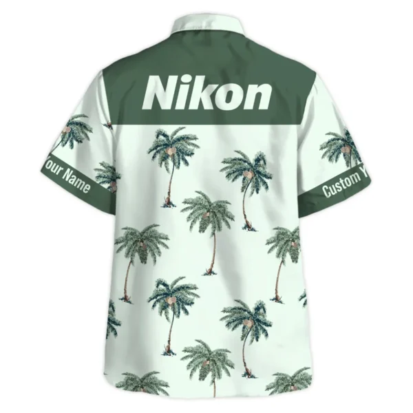 Nikon Hand Drawn Tropical Palm Photography Summer Pattern Hawaiian Shirt All Over Prints Gift Loves BL1125A59NKHW - Image 3