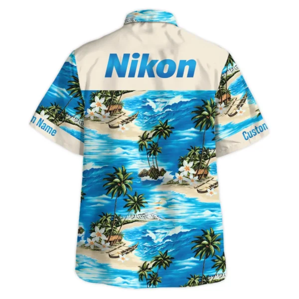 Nikon Island Palm Trees On The Sea Photography Summer Pattern Hawaiian Shirt All Over Prints Gift Loves BL1125A7NKHW - Image 3