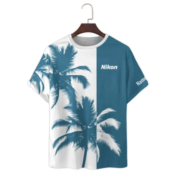 Nikon Palm Trees Photography Summer Pattern Premium T-Shirt All Over Prints Gift Loves BL1125A14NKTS - Image 2