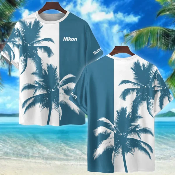 Nikon Palm Trees Photography Summer Pattern Premium T-Shirt All Over Prints Gift Loves BL1125A14NKTS