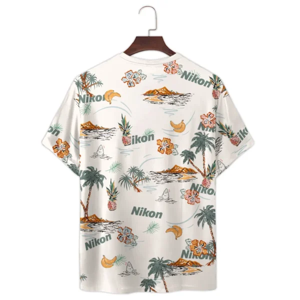Nikon Summer Tropical Fruits Photography Summer Pattern Premium T-Shirt All Over Prints Gift Loves BL1125A51NKTS - Image 3