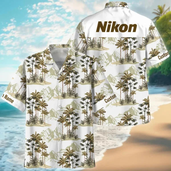 Nikon Tropical Vintage Botanical Landscape Photography Summer Pattern Hawaiian Shirt All Over Prints Gift Loves BL1125A16NKHW