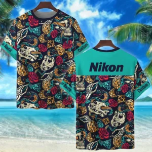 Nikon Vintage Tattoos Colorful Photography Summer Pattern Premium T-Shirt All Over Prints Gift Loves BL1125A46NKTS