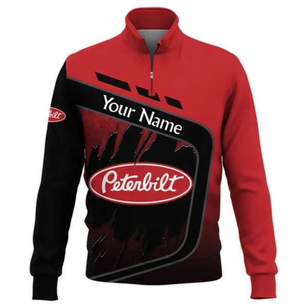 Peterbilt Gift For Trucker Quarter-Zip Jacket All Over Prints BLT21125PTBQTZ - Image 2