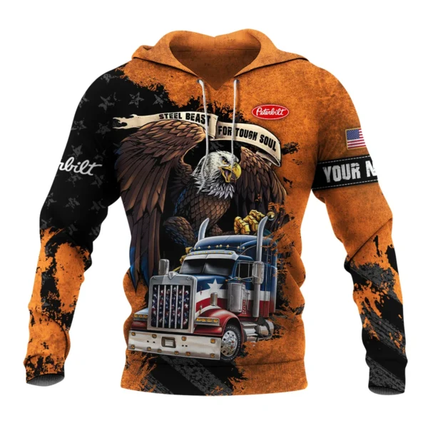 Peterbilt Gift For Truckers Exclusive Logo Hoodie BLT11225A6PTBHD - Image 2