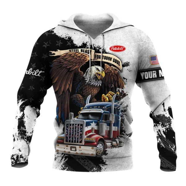 Peterbilt Gift For Truckers Exclusive Logo Hoodie BLT11225A7PTBHD - Image 2