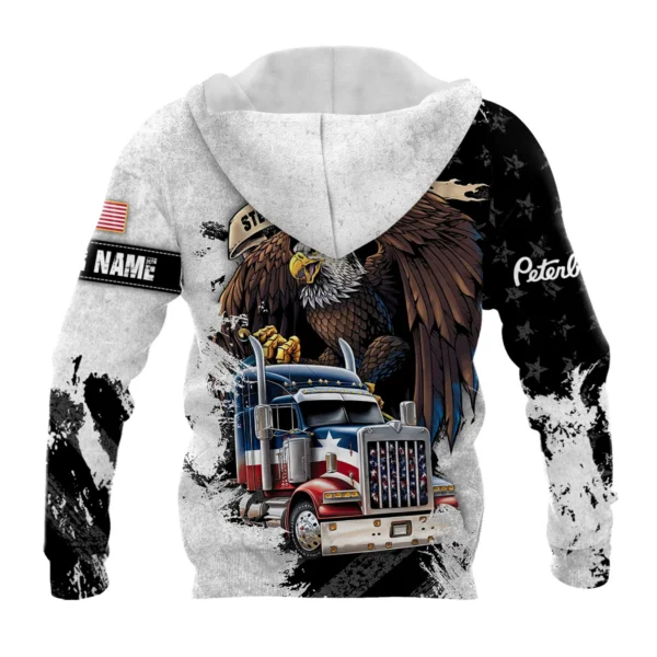 Peterbilt Gift For Truckers Exclusive Logo Hoodie BLT11225A7PTBHD - Image 3
