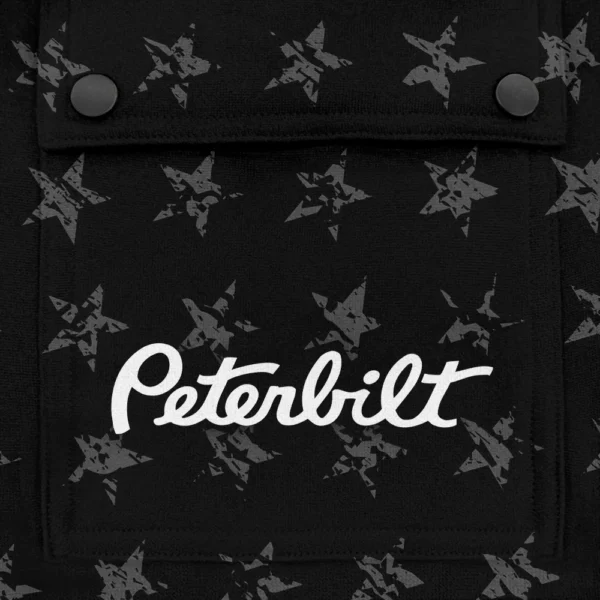 Peterbilt Gift For Truckers Exclusive Logo Hoodie Half Zip BLT11225A7PTB3HZ - Image 4