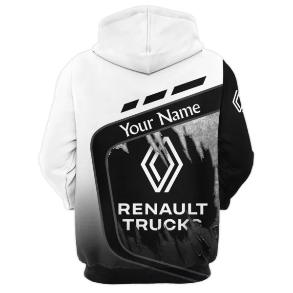 Renault Trucks Gift For Trucker Exclusive Logo Hoodie BLT21125RTHD - Image 3