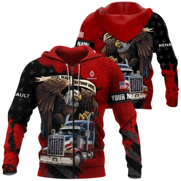 Renault Trucks Gift For Truckers Exclusive Logo Zipper Hoodie BLT11225A1RTZHD