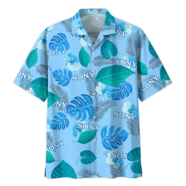 Sony Classic Blue Branches Photography Summer Pattern Hawaiian Shirt All Over Prints Gift Loves BL1125A17SNHW - Image 2