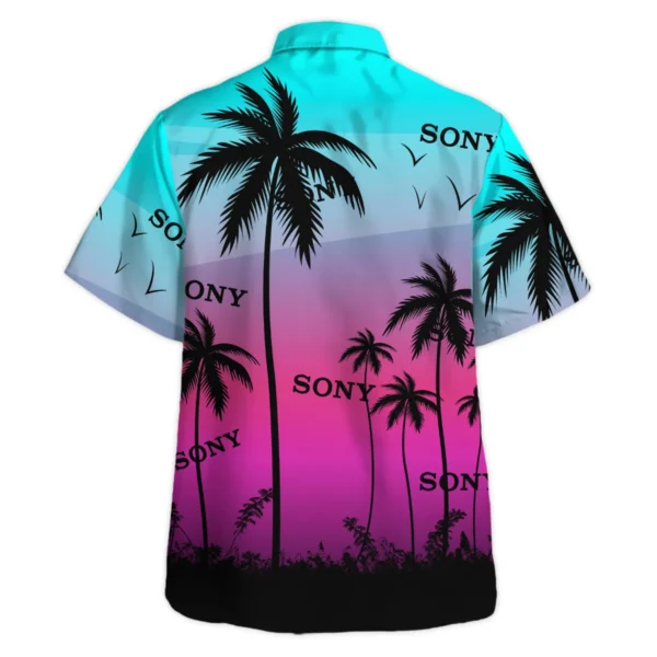 Sony Colorful Palm Trees Photography Summer Pattern Hawaiian Shirt All Over Prints Gift Loves BL1125A12SNHW - Image 3