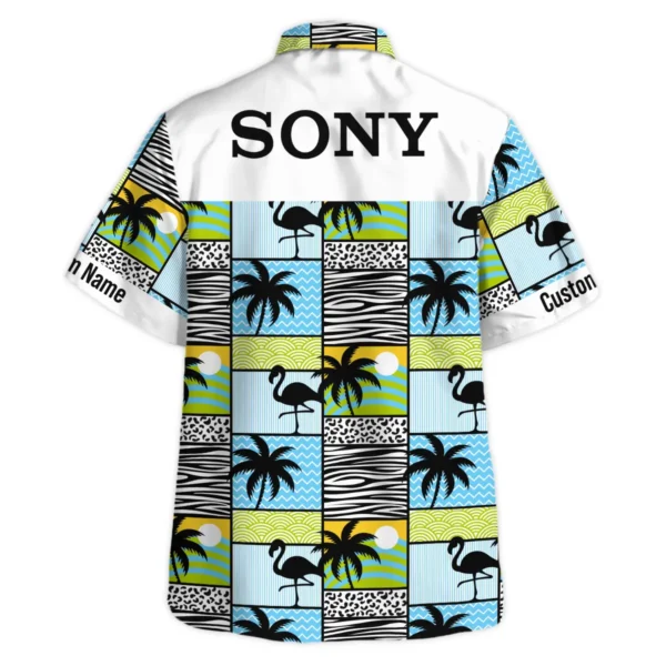 Sony Flamingos And Palms Photography Summer Pattern Hawaiian Shirt All Over Prints Gift Loves BL1125A9SNHW - Image 3