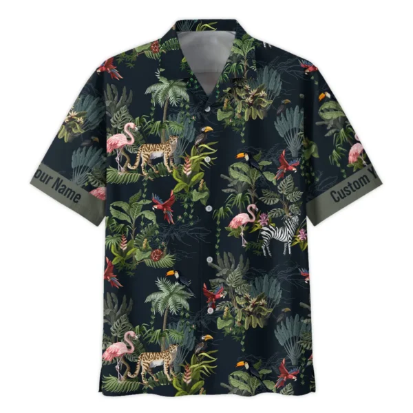 Sony Jungle Animals Pattern Photography Summer Pattern Hawaiian Shirt All Over Prints Gift Loves BL1125A62SNHW - Image 2