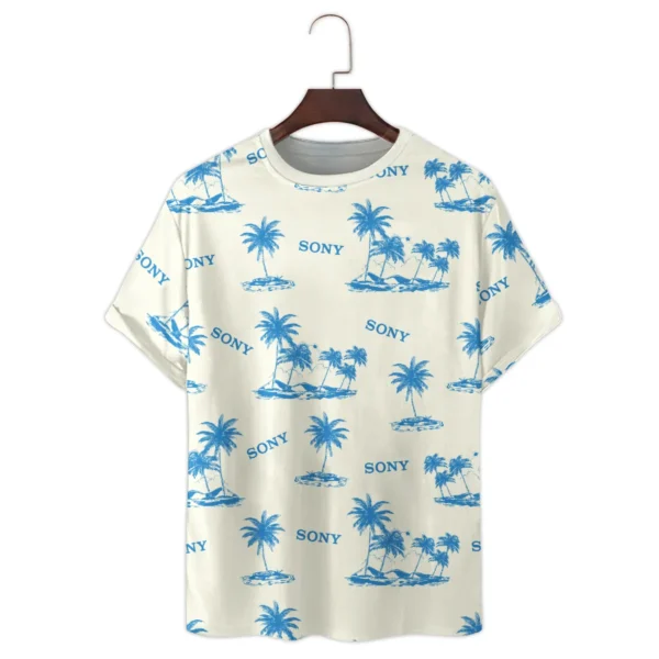 Sony Palm Trees Exotic Landscapes Photography Summer Pattern Premium T-Shirt All Over Prints Gift Loves BL1125A13SNTS - Image 2