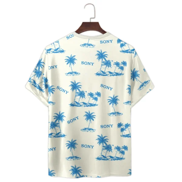 Sony Palm Trees Exotic Landscapes Photography Summer Pattern Premium T-Shirt All Over Prints Gift Loves BL1125A13SNTS - Image 3