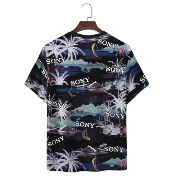 Sony Summer Night Island Pattern Photography Summer Pattern Premium T-Shirt All Over Prints Gift Loves BL1125A18SNTS - Image 3