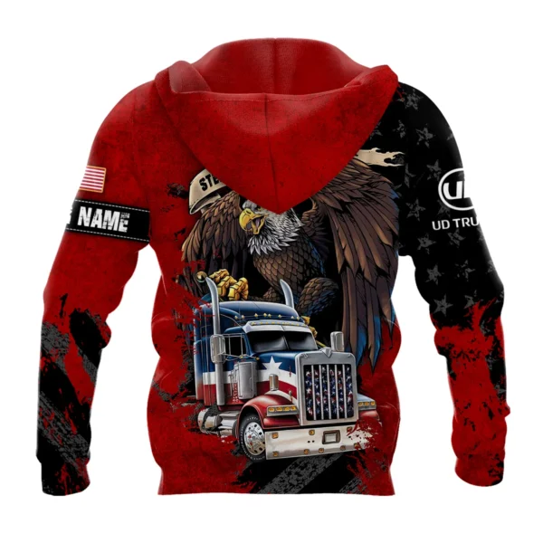 UD Trucks Gift For Truckers Exclusive Logo Zipper Hoodie BLT11225A1UDZHD - Image 3