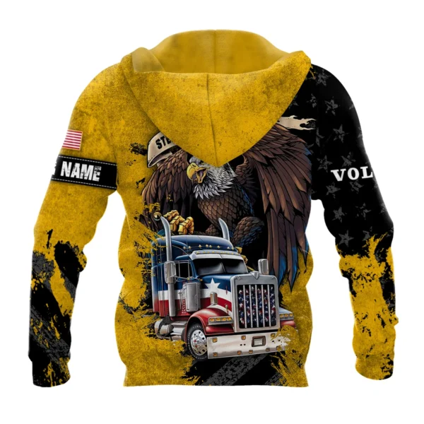 Volvo Trucks Gift For Truckers Exclusive Logo Zipper Hoodie BLT11225A2VVZHD - Image 3